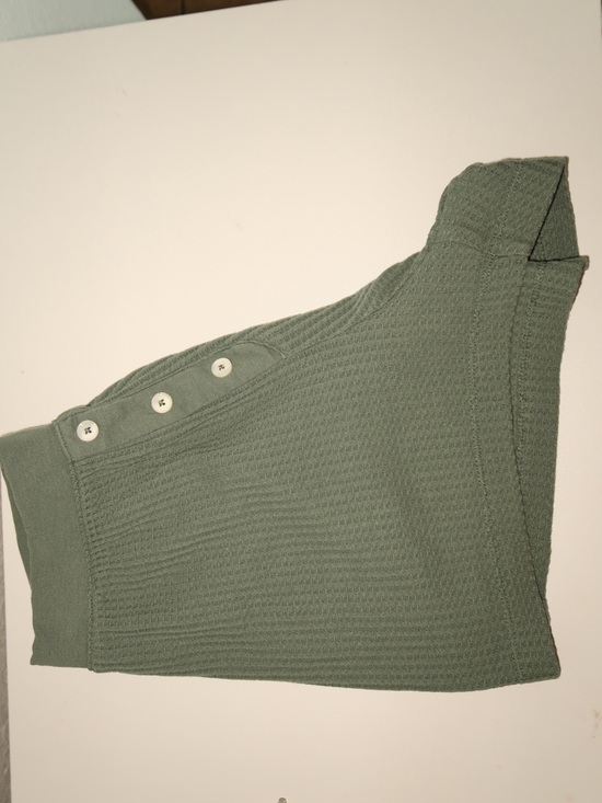 Old Navy Pants - Old Navy Sage Green Waffle Knit Top